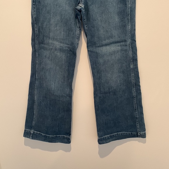 J Crew flare leg denim jeans size 27” - Picture 3 of 6